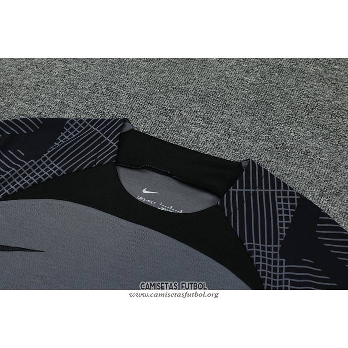 Chandal del Barcelona Manga Corta 2022/2023 Gris - Pantalon Corto